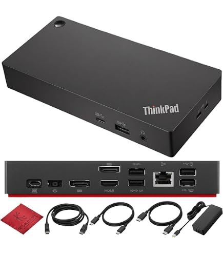 その他 Lenovo ThinkPad WiGig Dock 40A60045JP Amazon.com: ThinkPad USB4 Dock 5000 40BF0100JP : Electronics